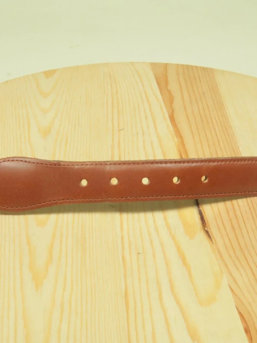 Vintage Coach Canvas Leather Tipped Surcingle Belt Mens 36 Beige Natural Tan